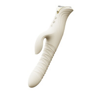 Пульсатор-кролик с вибрацией Zalo Mose 2 Ivory White