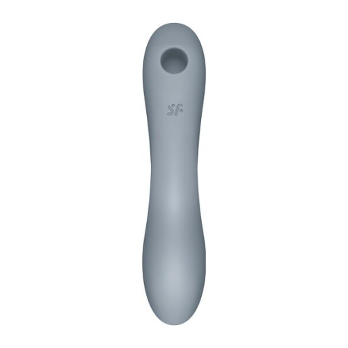 Вакуумный стимулятор с вибрацией Satisfyer Curvy Trinity 3 BlueGrey