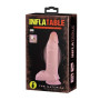 Фалоімітатор LyBaile Inflateable Dildo TPR Material Тілесний 18.8 cm