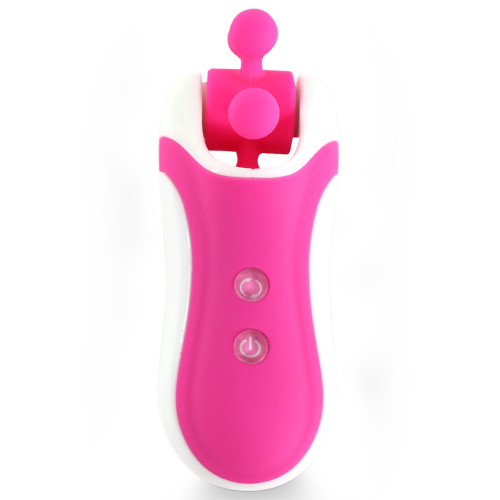 Стимулятор с имитацией оральных ласк FeelzToys Clitella Oral Clitoral Stimulator Розовый