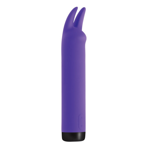 Вибратор S Pleasures Bullets Amethyst, фиолетовый, с двумя отростками, 10 режимов, диаметр 3,1 см