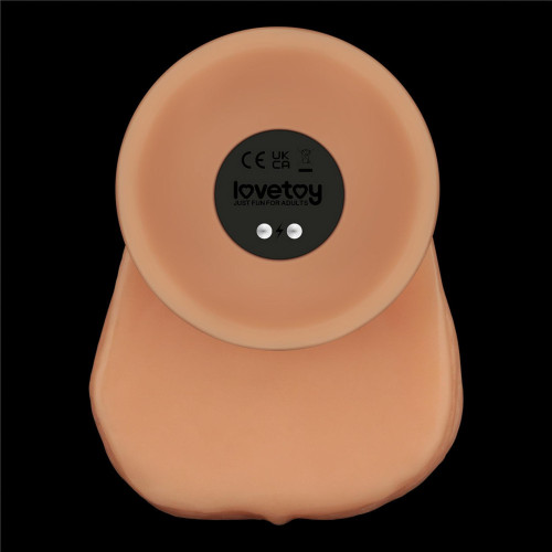 Реалістичний вібратор LoveToy Vibrating Power Basics Cock 11