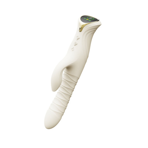 Пульсатор-кролик з вібрацією Zalo Mose 2 Ivory White