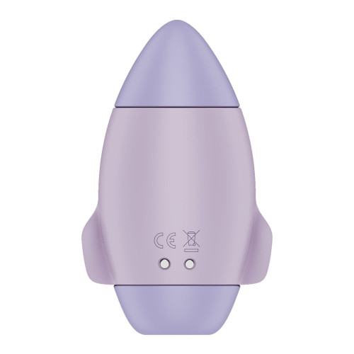 Вакуумный стимулятор с вибрацией Satisfyer Mission Control Violet, 2 независимых мотора