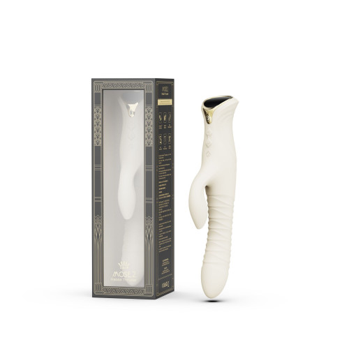 Пульсатор-кролик з вібрацією Zalo Mose 2 Ivory White