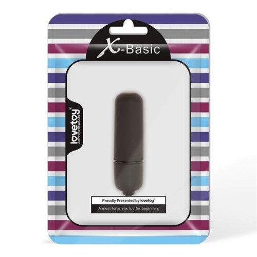 Виброшарики LoveToy XLoveToyBasic Bullet Mini 10 Speeds Black