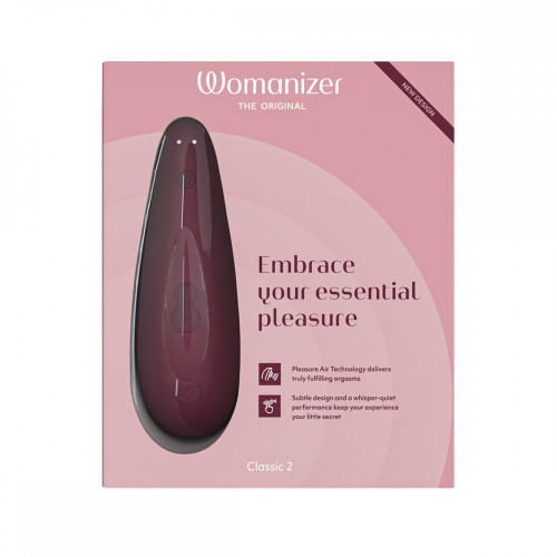 Вакуумный стимулятор клитора Womanizer Classic 2 Bordeaux