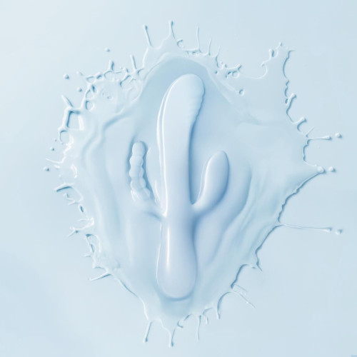 Вібратор-кролик Good Vibes Only - SAGE Triple Stimulation Vibe Soft Silicone - Blue
