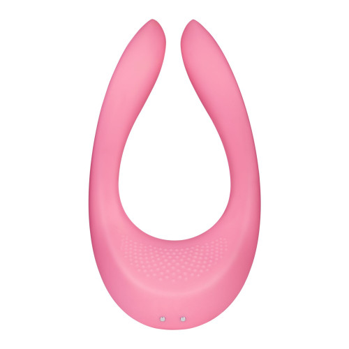 Вибратор для пар Satisfyer Endless Joy Pink, 3 независимых мотора, многофункциональный