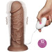 Реалистичный вибратор LoveToy Realistic Chubby Vibrating Dildo 10.5 Коричневый