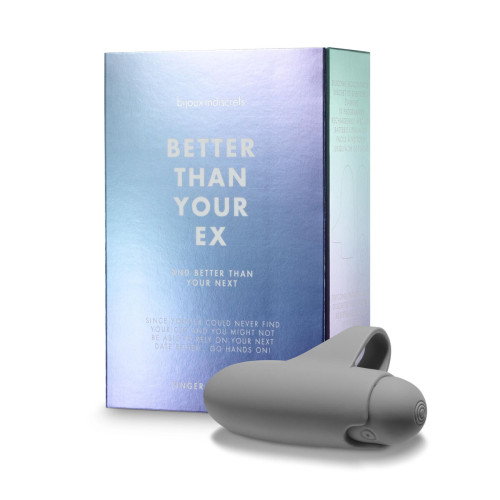 Вибратор на палец Bijoux Indiscrets Better Than Your Ex, диаметр 2,5 см, 10 режимов, перезаряжаемый