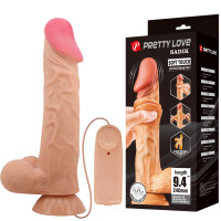 Вибратор Pretty Love Sliding Skin Sadik 9.4 Flesh