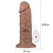 Реалистичный вибратор LoveToy Realistic Chubby Vibrating Dildo 10.5 Коричневый