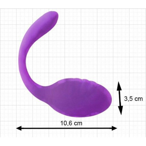 Віброяйце зі стимулятором клітора Adrien Lastic Smart Dream II з пультом LRS