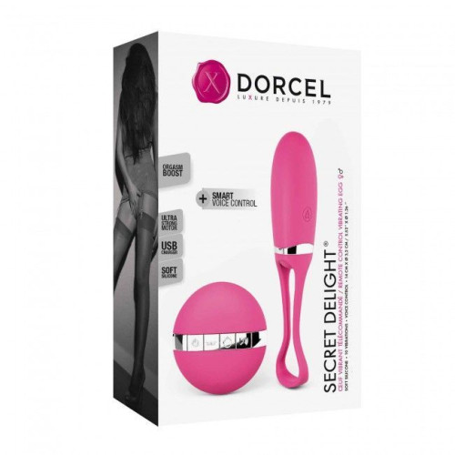 Віброяйце Marc Dorcel Secret Delight Magenta з пультом ДУ