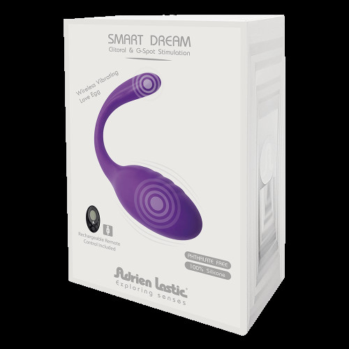 Віброяйце зі стимулятором клітора Adrien Lastic Smart Dream II з пультом LRS