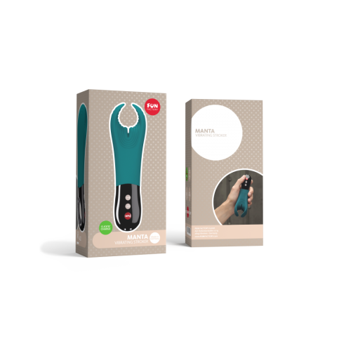 Вібратор Fun Factory Manta Бірюзовий