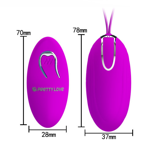 Віброяйце Pretty Love Jacqueline Vibrating Egg Purple