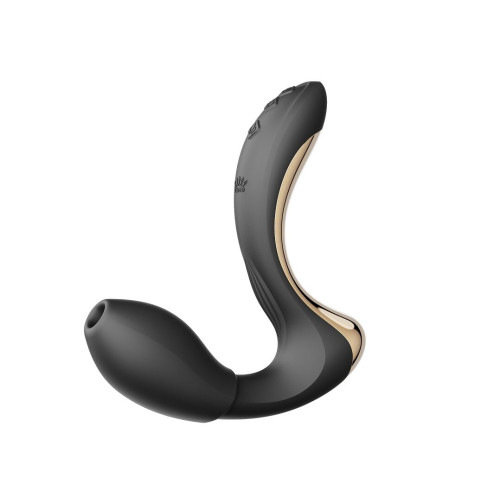Вибратор-пульсатор с вакуумной насадкой Zalo – Talis G-Spot PulseWave Vibrator Obsidian Black
