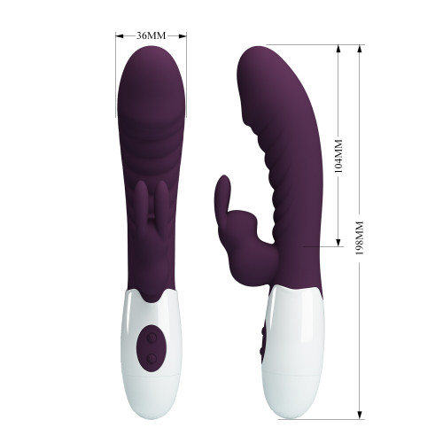 Вибратор Pretty Love Naughty Bunny Vibrator Plum