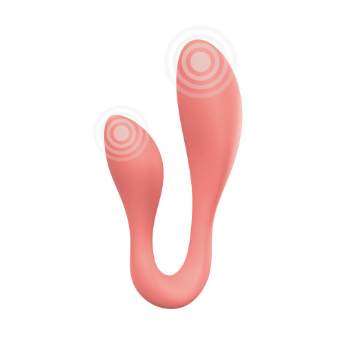 Смарт-вібратор для пар Adrien Lastic Couple Secrets 2.0, 2 мотори, 10 режимів