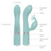 Роскошный вибратор-кролик Pillow Talk Kinky Бирюзовый