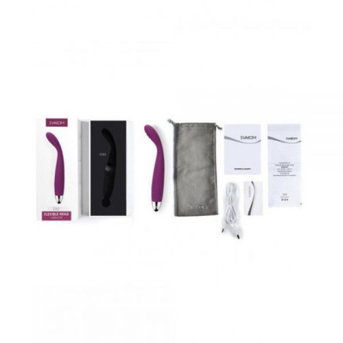 Вибромассажер с гнущейся головкой Svakom Cici Фиолетовый