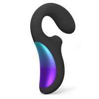 Клиторально-влагалищный звуковой стимулятор LELO Enigma WAVE Black, 3 типа стимуляции