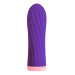 Віброкуля S Pleasures Bullets Twist & Shout Purple, фіолетова, ребриста поверхня, 10 режимів