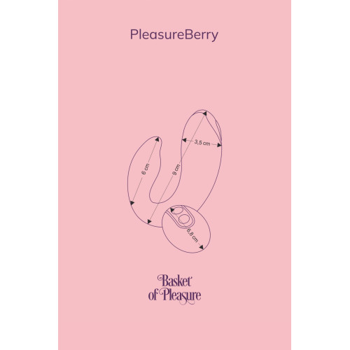 Вибратор для пар FairyGasm PleasureBerry green, зарядный кейс, пульт ДУ