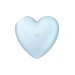 Вакуумный стимулятор-сердце с вибрацией Satisfyer Cutie Heart Blue