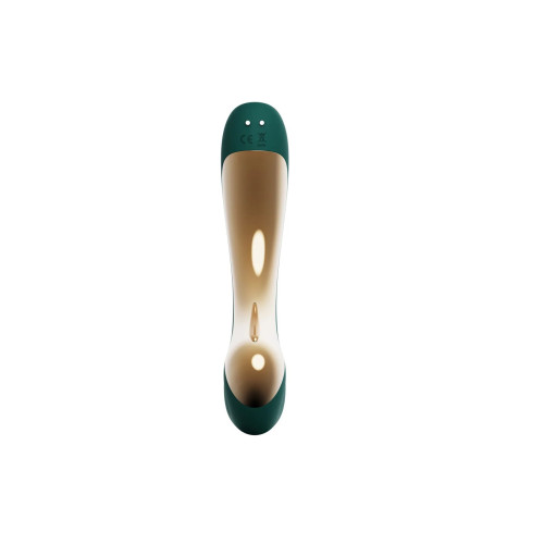 Вибратор-пульсатор с вакуумной насадкой Zalo – Talis G-Spot PulseWave Vibrator Turquoise Green