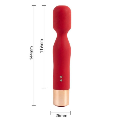 Вибромассажер B - Series Lyla Vibrating Spear G-Spot Vibrator Red