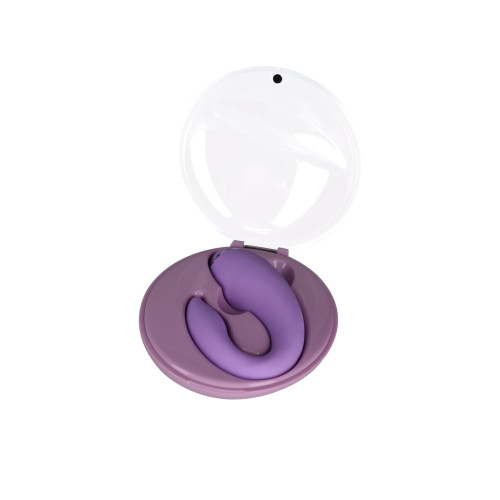 Вибратор для пар FairyGasm PleasureBerry violet, зарядный кейс, пульт ДУ