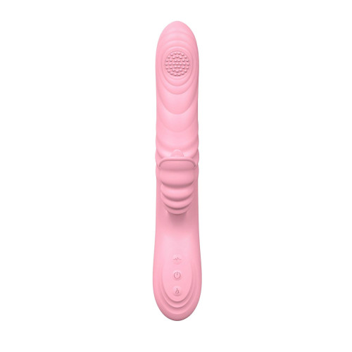 Вібратор B - Series Lyla Angelia, USB 3 Functions Of Thrusting, 20 Vibrations Flesh