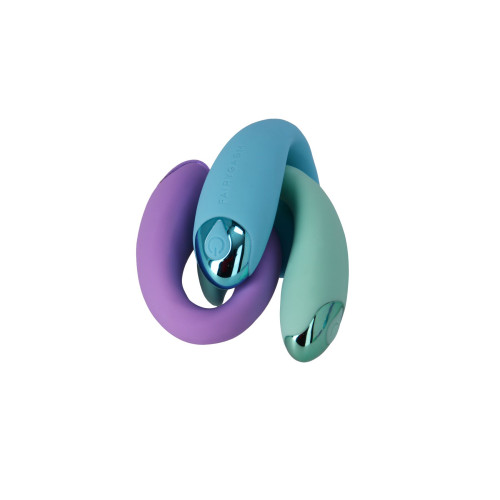 Вибратор для пар FairyGasm PleasureBerry violet, зарядный кейс, пульт ДУ