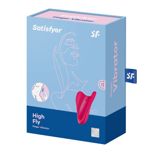 Вібратор на палець Satisfyer High Fly Червоний