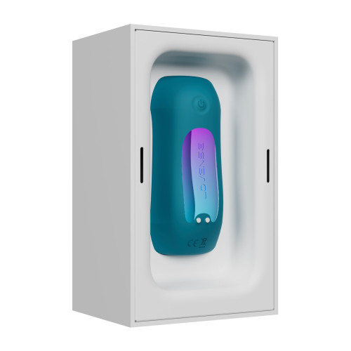 Смарт-вибромастурбатор для головки члена Lovense Gush 2, осциллирующая площадка, ремни для фиксации