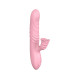 Вібратор B - Series Lyla Angelia, USB 3 Functions Of Thrusting, 20 Vibrations Flesh