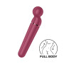 Вибромассажер Satisfyer Planet Wand-er Berry/Rosegold, очень мощный, беспроводной