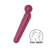 Вибромассажер Satisfyer Planet Wand-er Berry/Rosegold, очень мощный, беспроводной