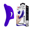 Вибронасадка на палец Pretty Love Delphini Fingering Vibrator Blue
