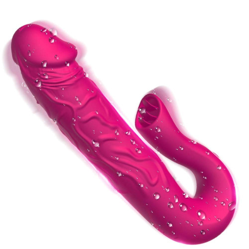 Вибратор B - Series Cute Realistic Tongue Stimulating Dildo Vibrator