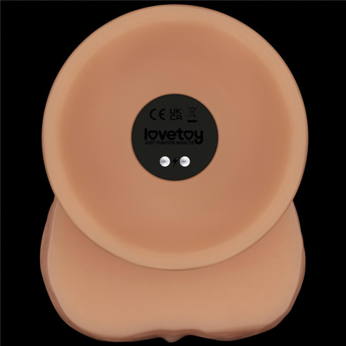Реалистичный вибратор LoveToy Vibrating Power Basics Cock 8.5