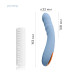 Смарт-вибратор с пульсацией Svakom Ava Neo Cornflower Blue, 15 режимов работы, водонепроницаемый