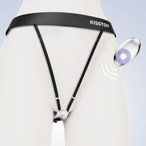 Вібратор у трусики KISTOY Viosecret, пояс для фіксації та пульт ДК у комплекті