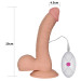 Вибратор LoveToy The Ultra Soft Dude Vibrating Телесный 22 см