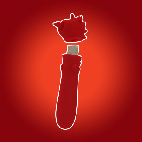 Вибратор-единорожка Unihorn USB Bullet - Blaze Diablo вибропуля, USB зарядка