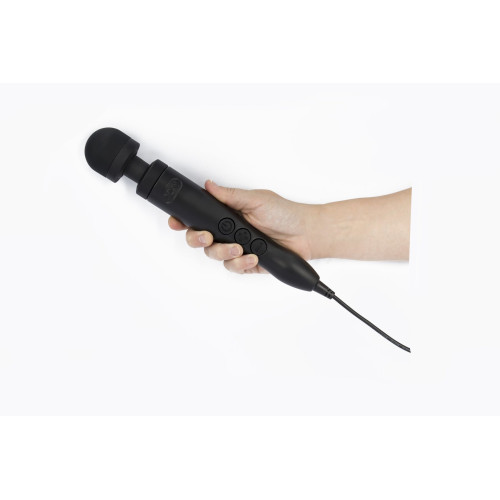 Вибромассажер DOXY Die Cast 3 Matt Black, очень мощный, питание 220В, металлический корпус