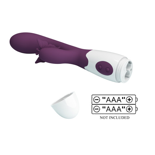 Вибратор Pretty Love Butterfly Kiss Vibrator Plum